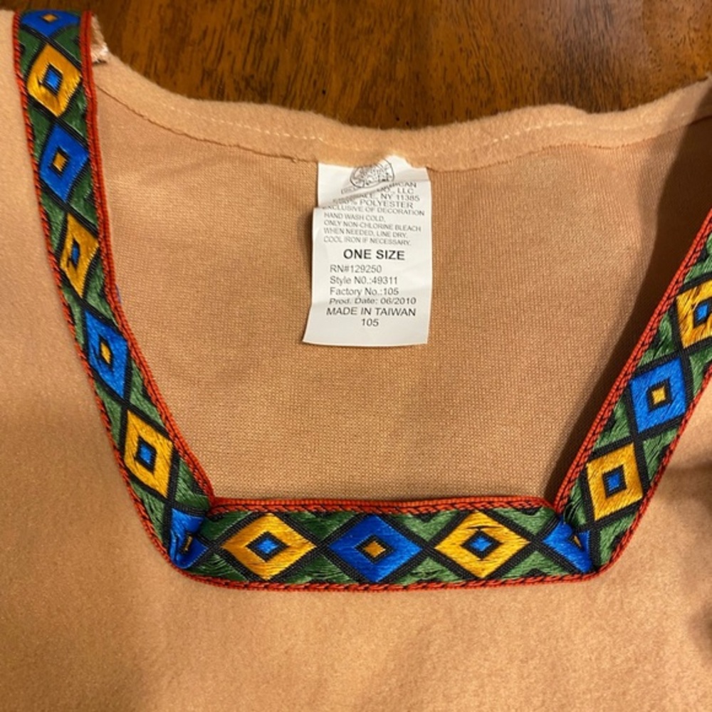 Franco American native American costume. One size fits most‎ - Picture 5 of 12